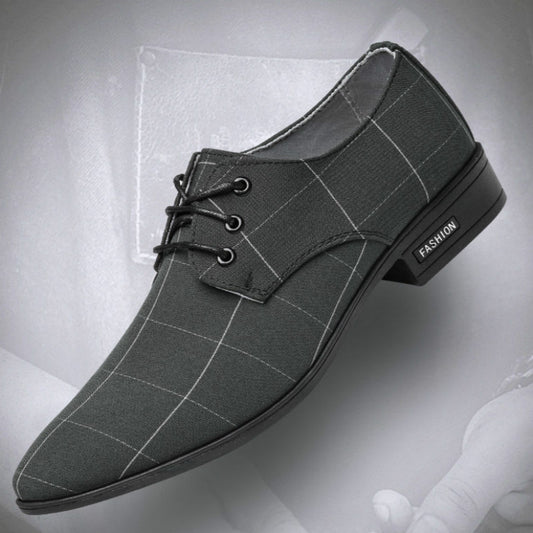 Leather Shoes Men's Business Lace Up British Men's Formal Dress Shoes