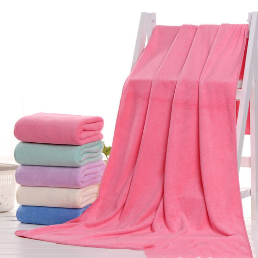 Source Factory Microfiber Bath Towel Beach Towel Beauty Salon Bed Fire Therapy 70 140 Absorbent Foreign Trade Bath Towel