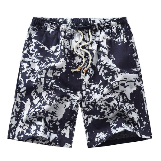 Color Shorts Men's Casual Plus Size Beach Pants