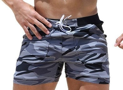 New men's beach pants large size camouflage shorts