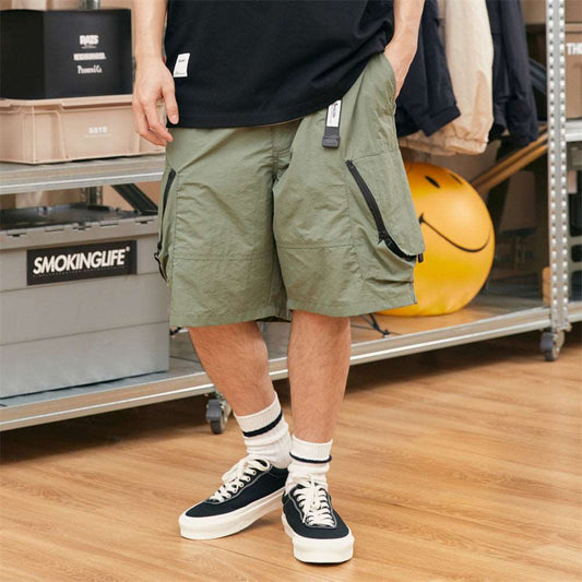 American Style Work Shorts With Belt For Men