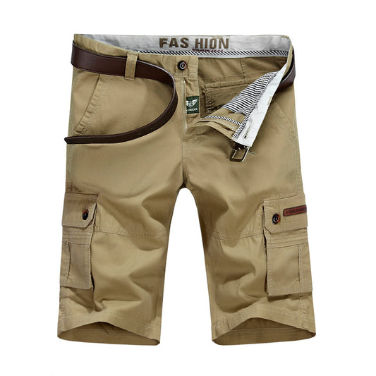 Summer New Style Multi-bag Tooling Five-point Pants Men's Fashion Casual Shorts