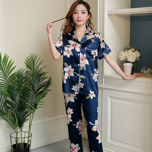 Short-sleeved Trousers Homewear Pajamas For Women